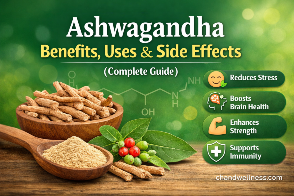 Ashwagandha Benefits, Uses & Side Effects (Complete Guide)