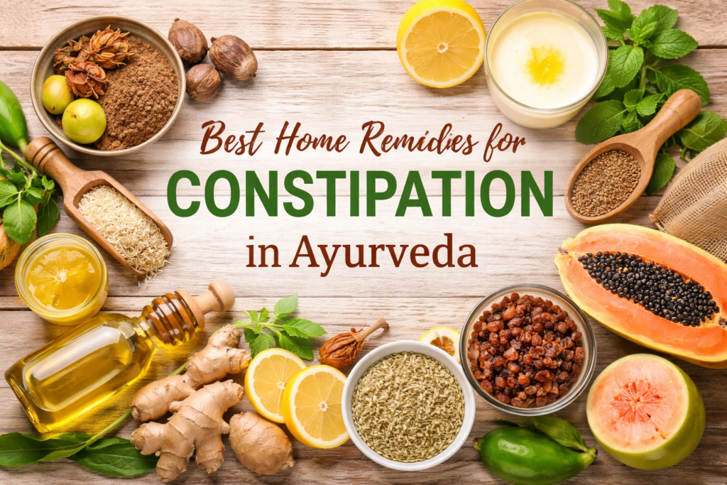 Best Home Remedies for Constipation in Ayurveda