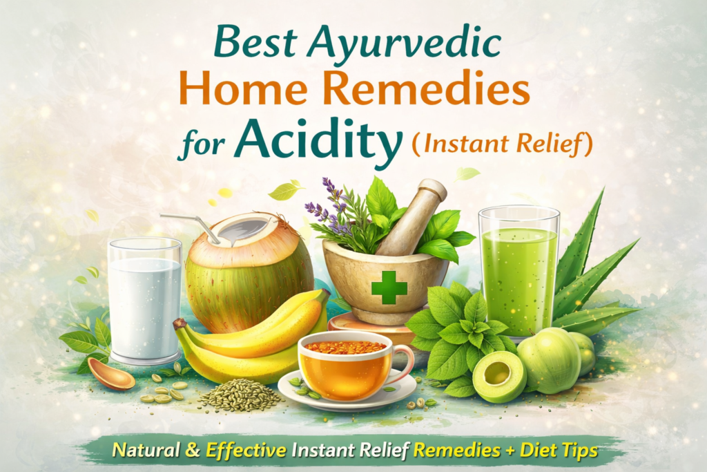 Best Ayurvedic Home Remedies for Acidity (Instant Relief)