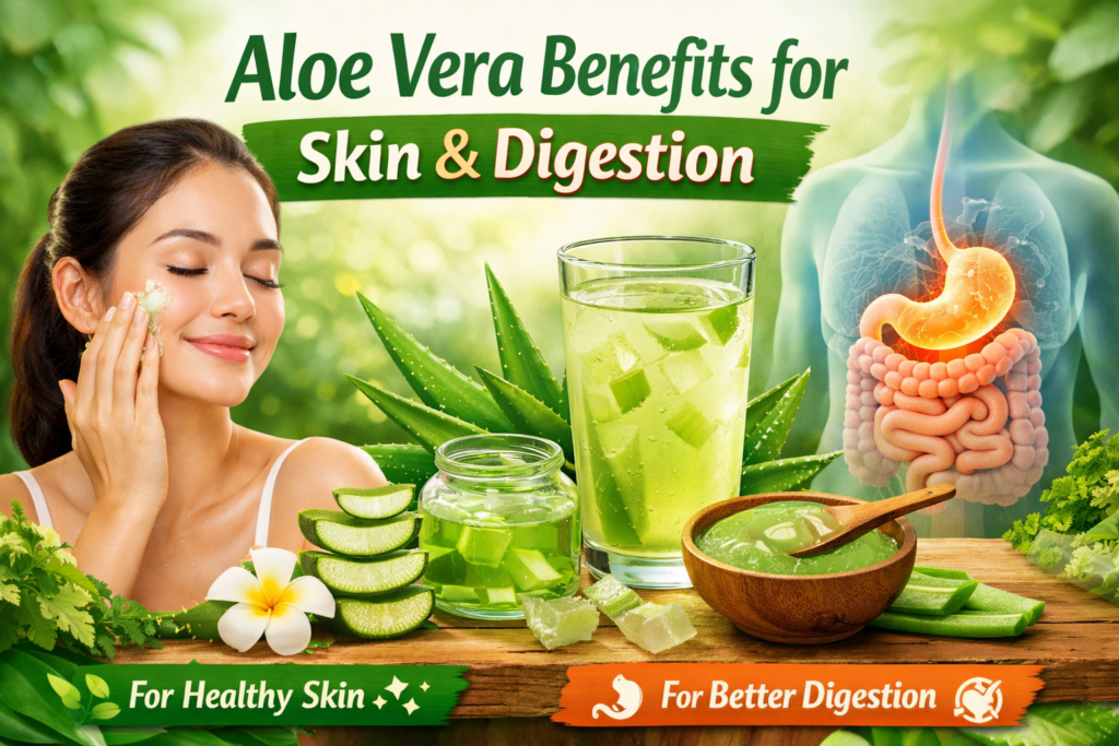 Aloe Vera Benefits for Skin and Digestion