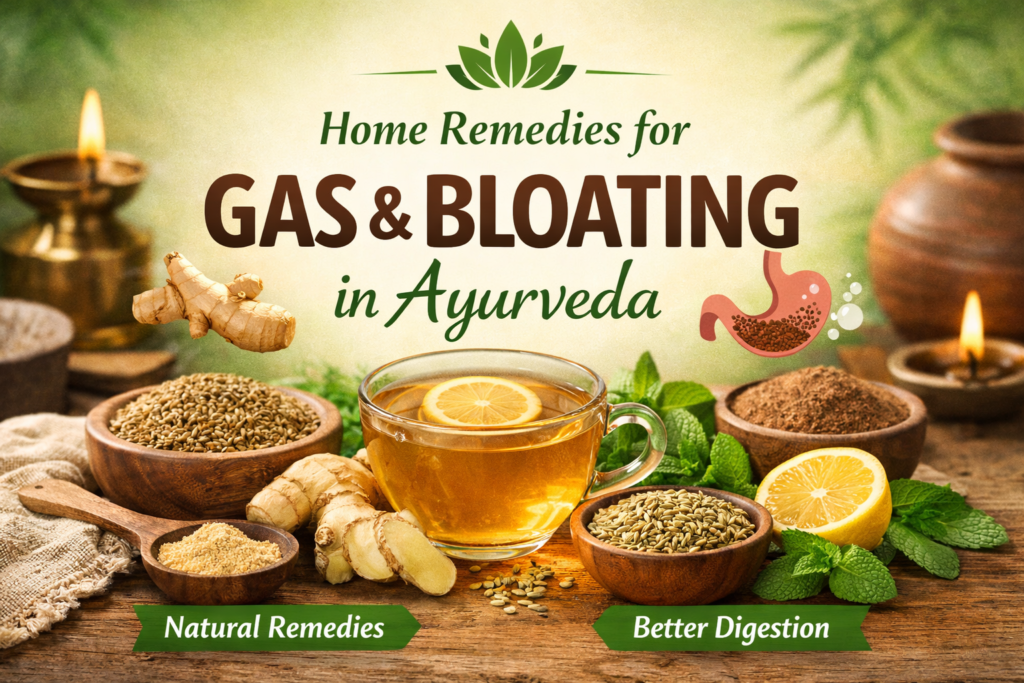 Home Remedies for Gas and Bloating in Ayurveda