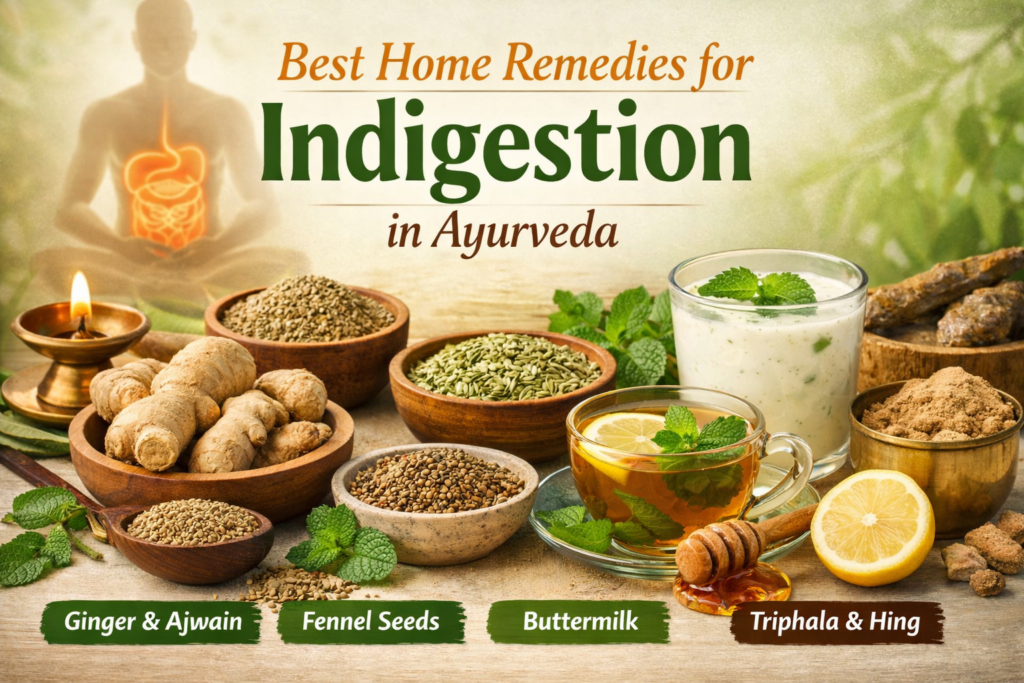 Best Home Remedies for Indigestion in Ayurveda
