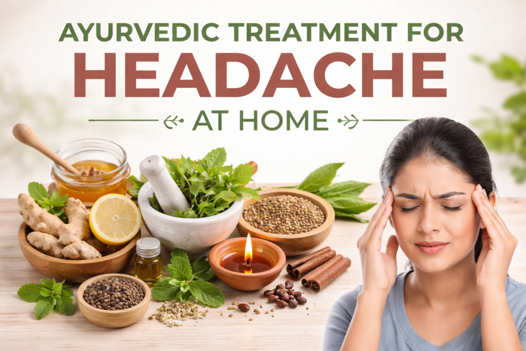 Ayurvedic Treatment for Headache at Home (Natural & Effective Remedies)
