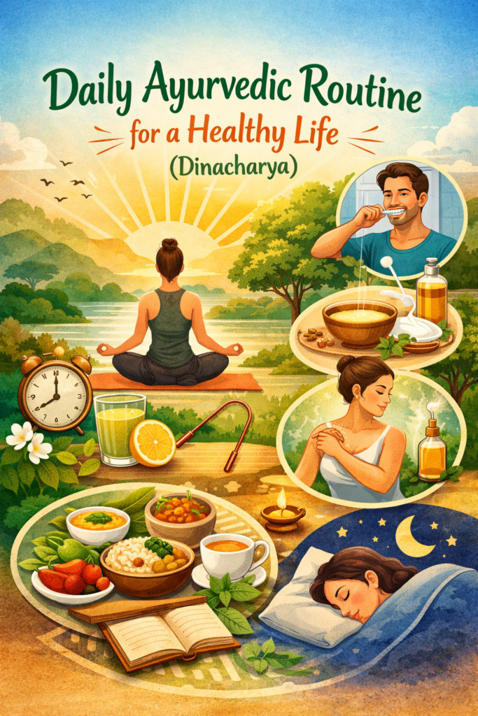 Daily Ayurvedic Routine (Dinacharya) for a Healthy Life
