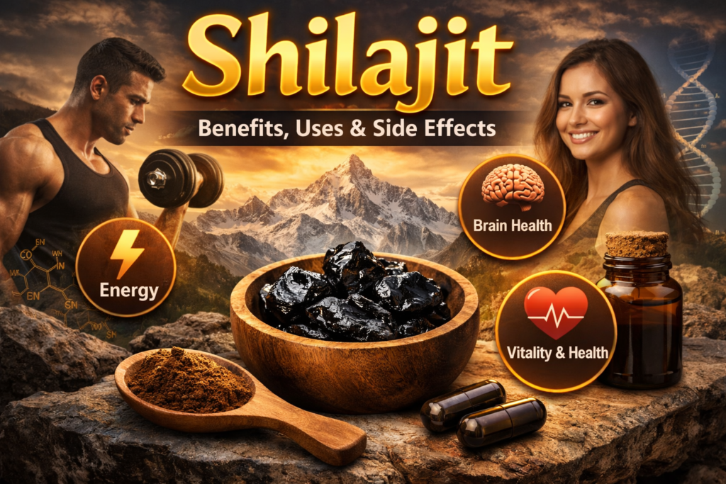 Shilajit Benefits, Uses & Side Effects (Full Guide)